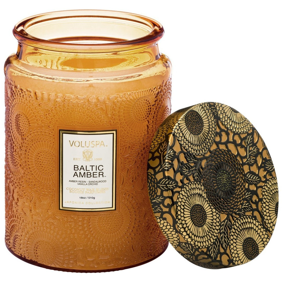 Baltic Amber Large Jar Candle - BOXFOX