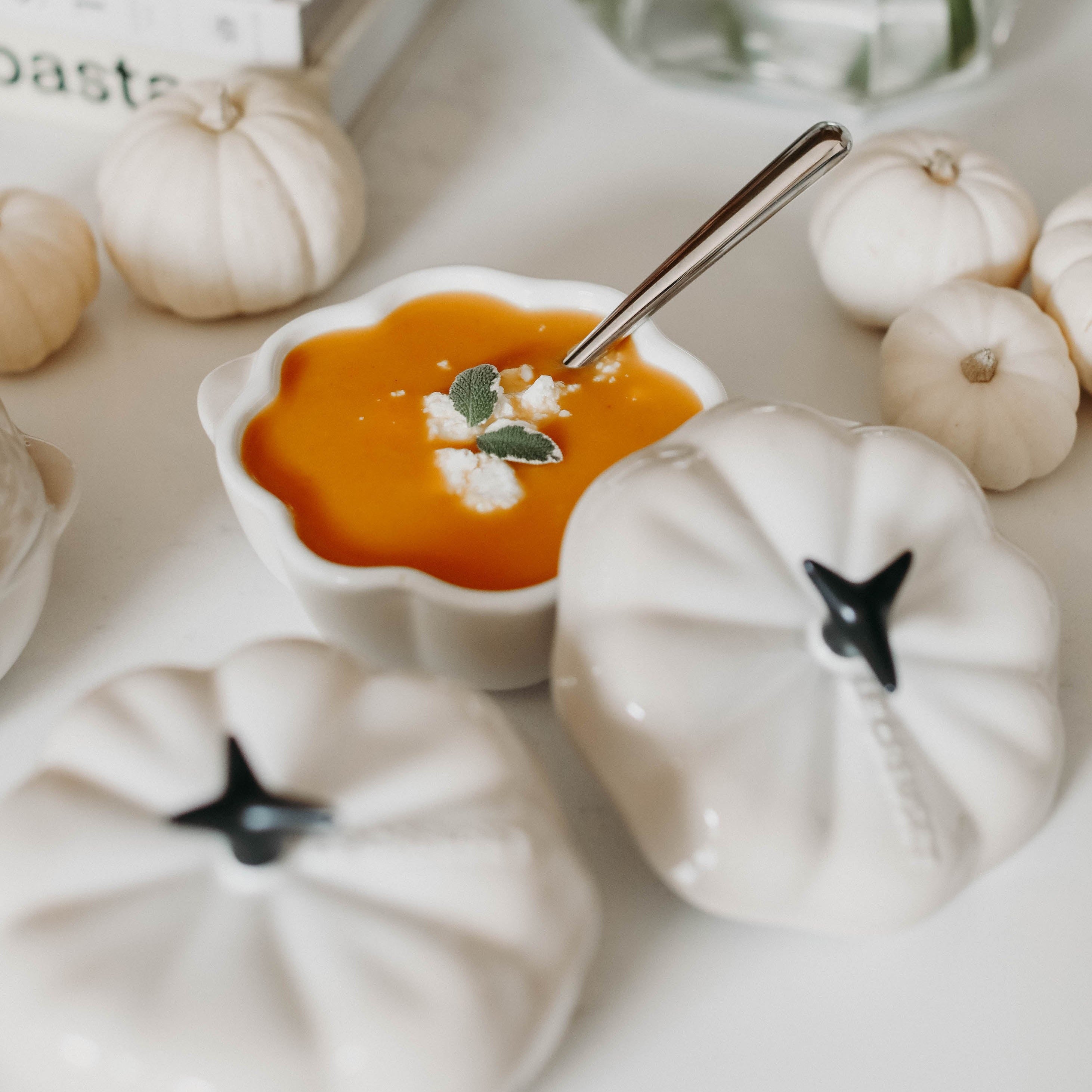 Mini White Pumpkin Cocotte - BOXFOX