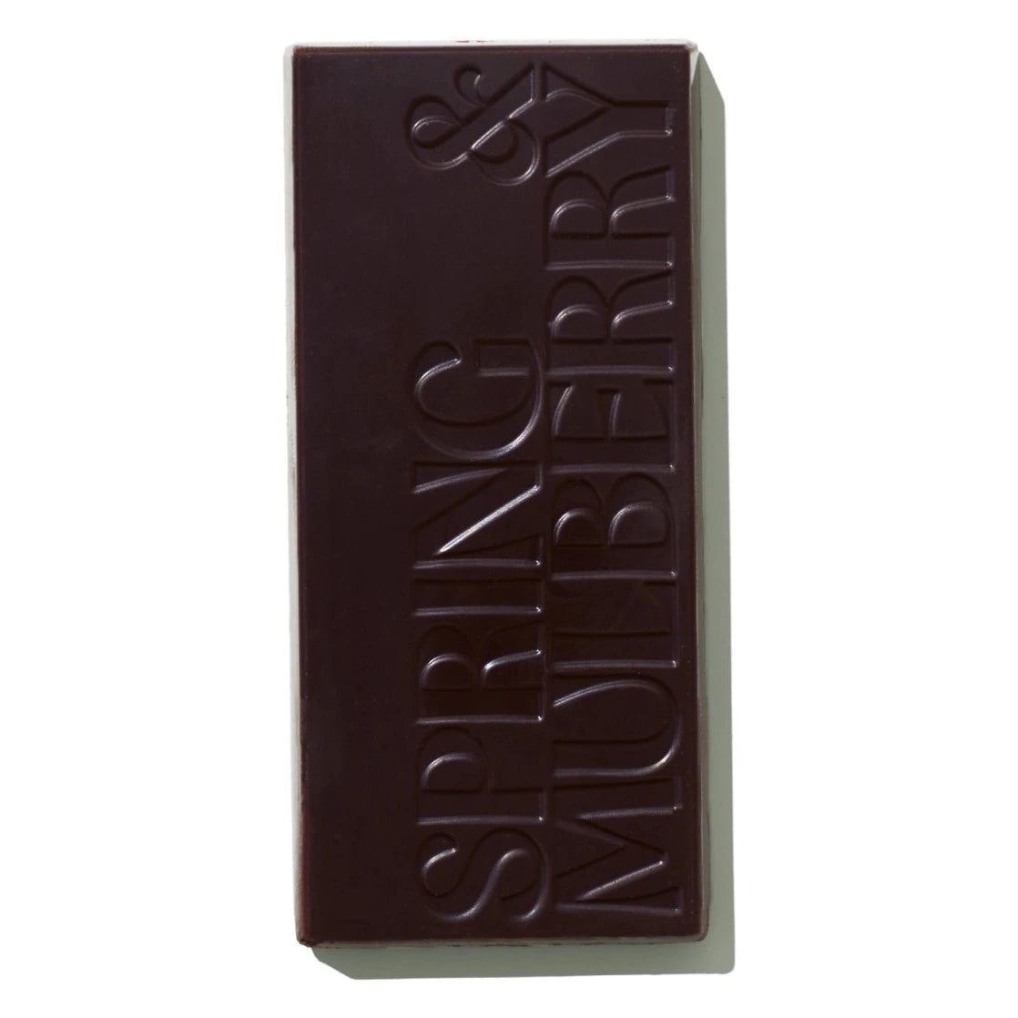 unwrapped dark chocolate bar