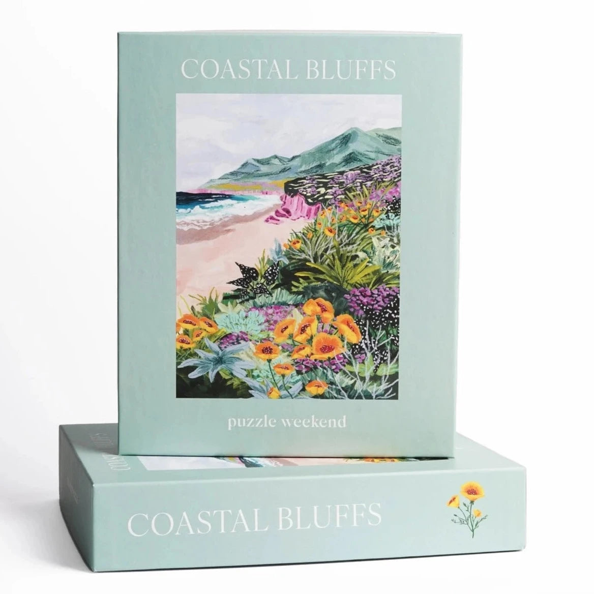 Mint Green Coastal Bluffs Puzzle Box